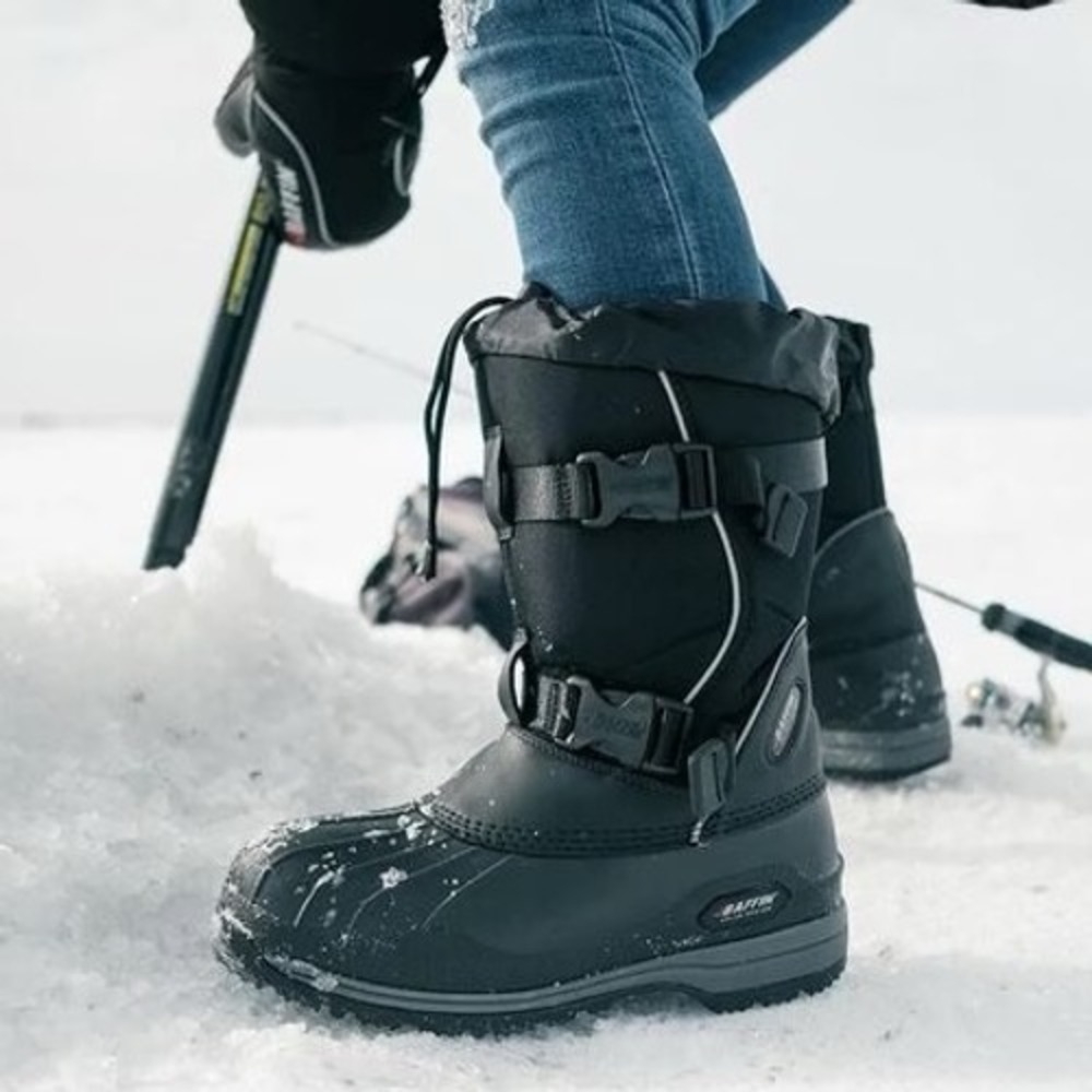 Baffin Polar Proven Black Winter Snow Boots Mens Size 7 Buckle Insulated‎ NEW